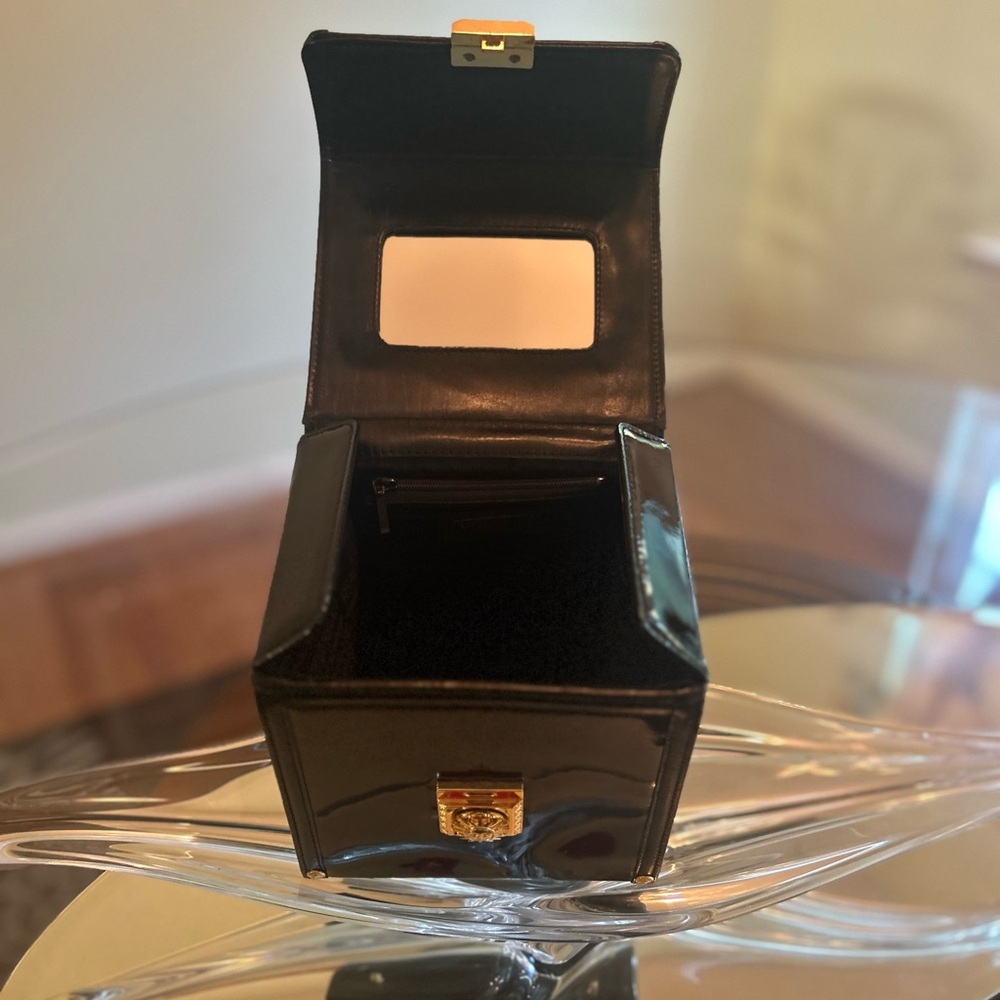 Versace black makeup case/vanity bag - Picture 4 of 8